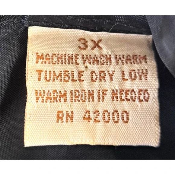 Vtg Northwest Territory Men's 3X Acrylic Button Up Shirt Blue Red Korea - Picture 4 of 7